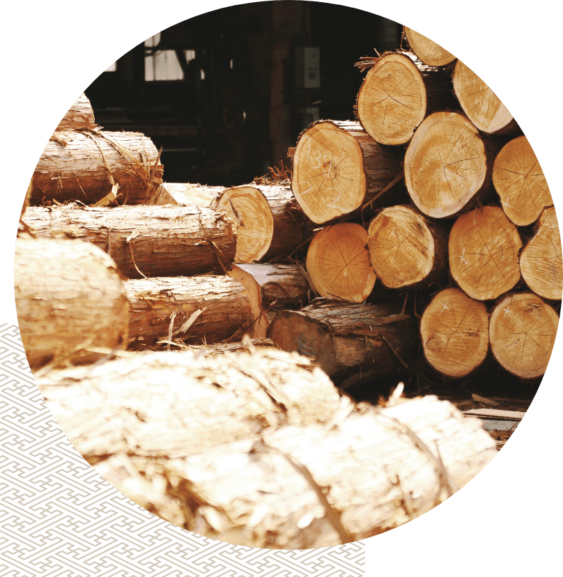 木の家の良さをご提供するために国産材にこだわっていること。